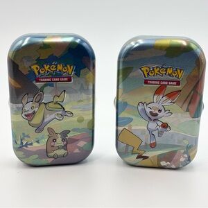 Pokemon Colorful Character Tins Set of 2